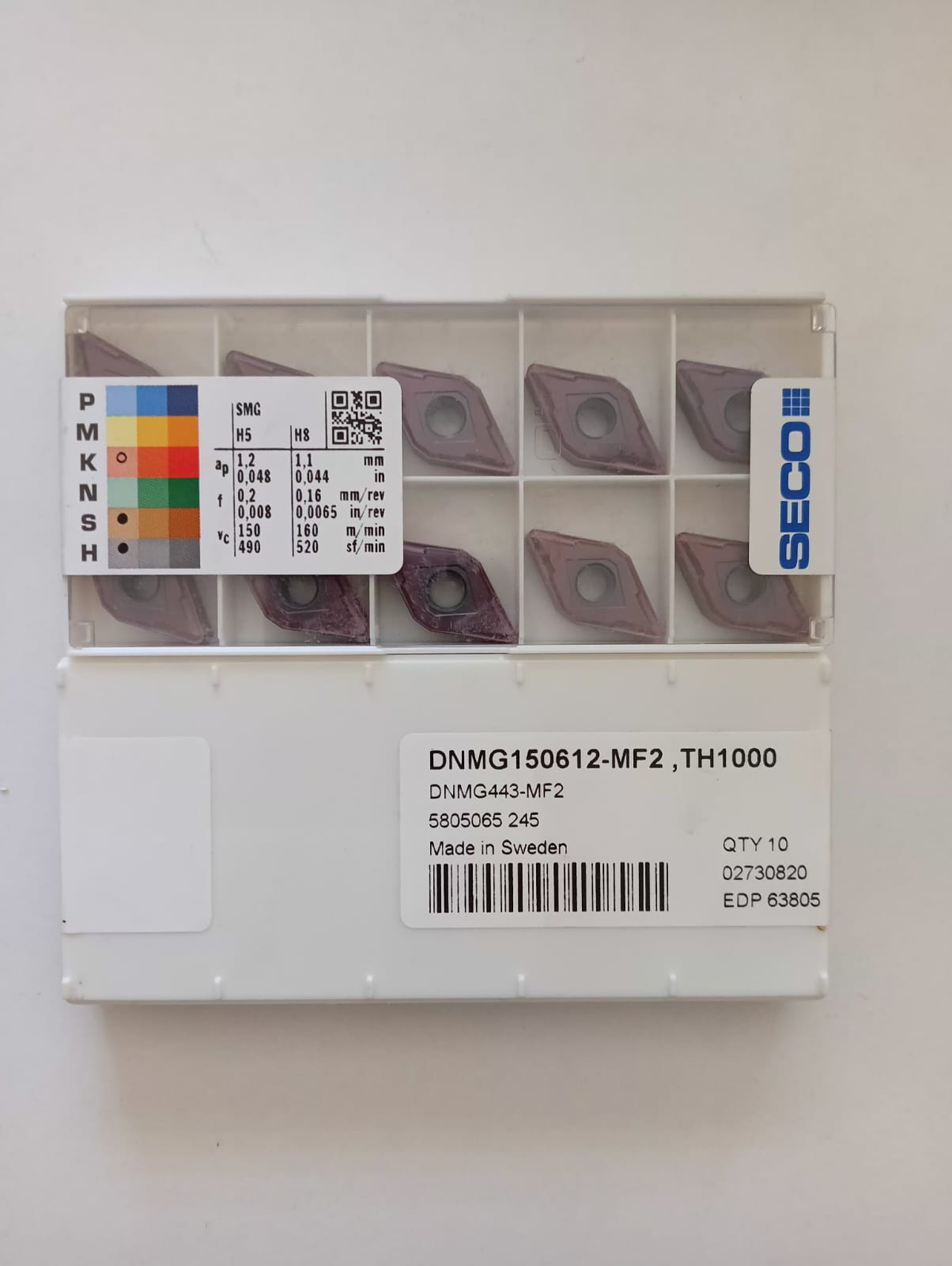 SECO DNMG150612-MF2 TH1000