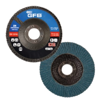 Ø115 40 Kum Zirkonyum Flap Disk Zımpara 