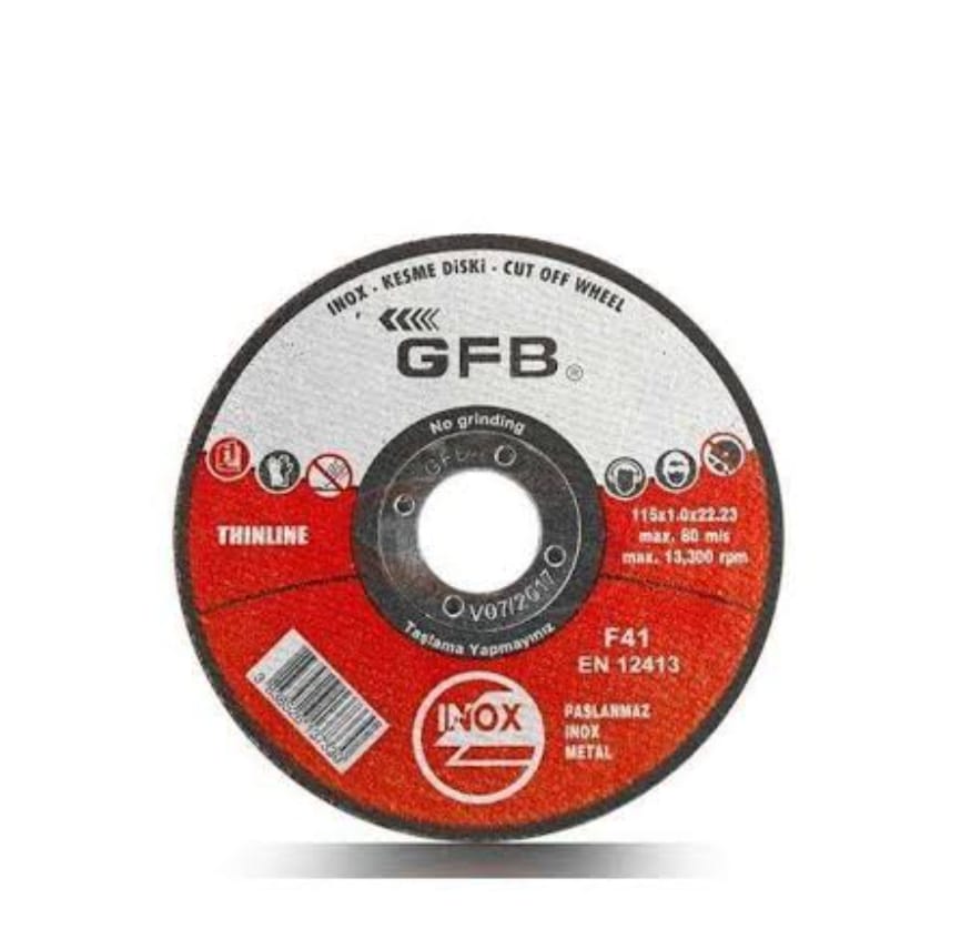 Ø115x1,0x22,23 İnox Kesici Taş